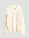 Puro Ecru V-Neck