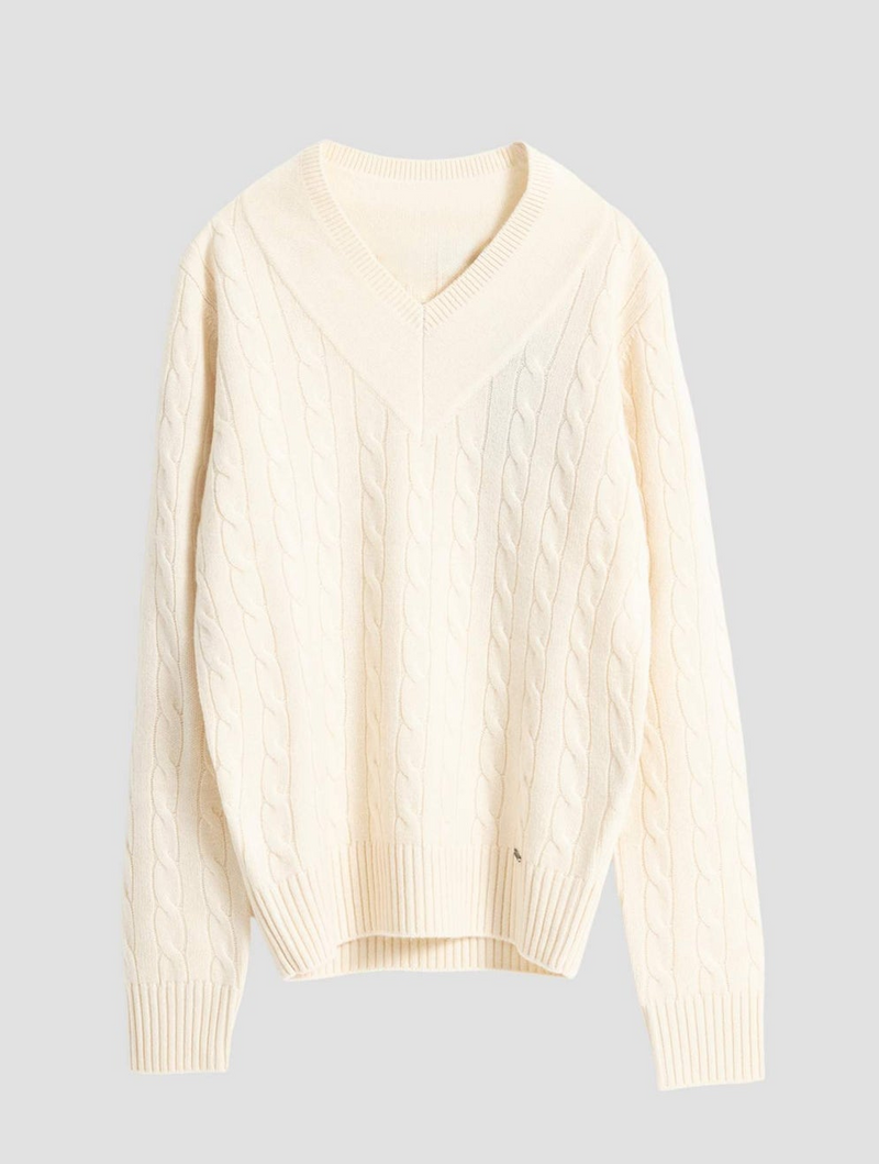Puro Ecru V-Neck