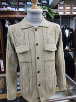 Bernese Beige Knit Cardigan