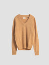Puro Camel V-Neck