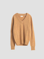 Puro Camel V-Neck