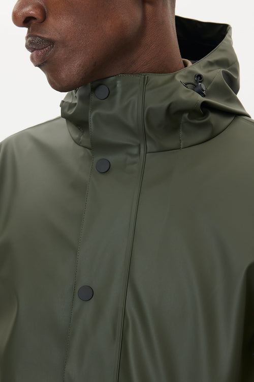 Matinique Forest Green Rainy Coat