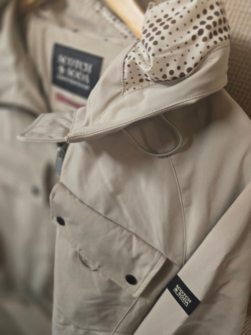 Scotch & Soda light weight softshell jacket