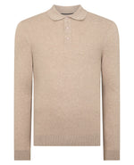 Remus Long Sleeve Polo Oatmeal