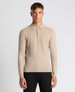 Remus Long Sleeve Polo Oatmeal