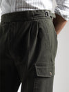 Dark Green Ghurka Cargo Pants