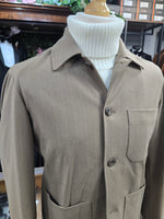 Bernese Pin Stripe Beige Shaket