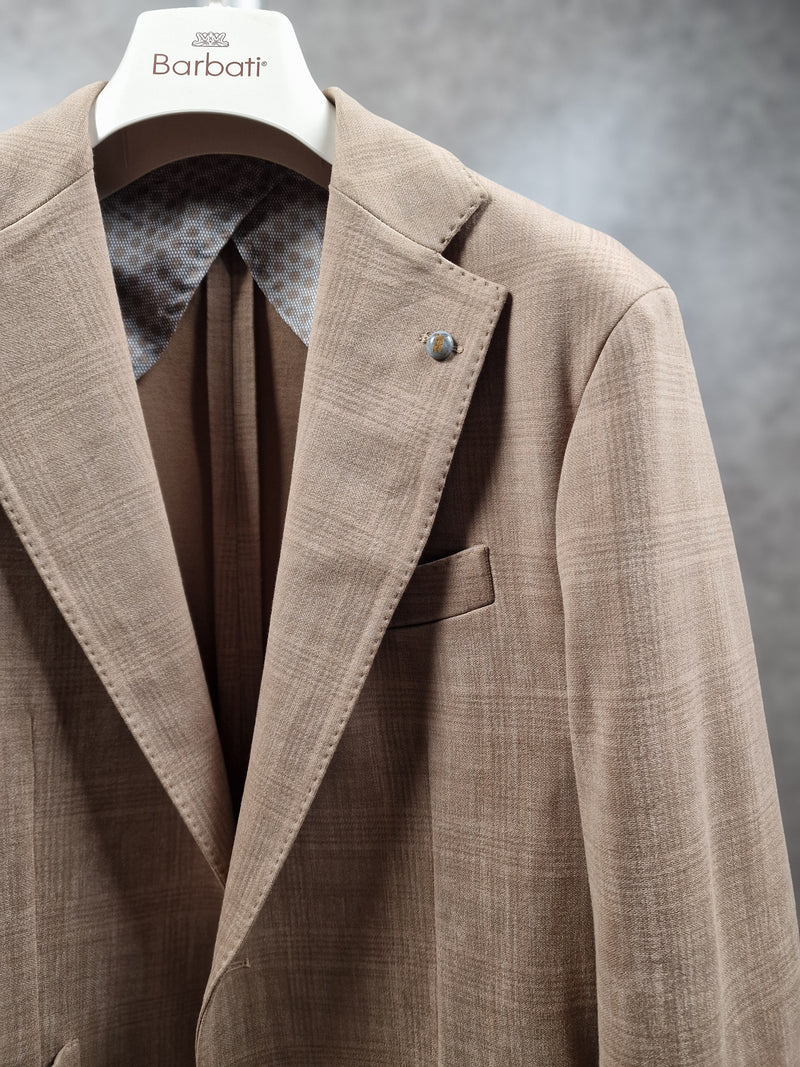 Barbati Nik  Beige Check Blazer