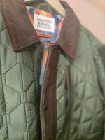 Scotch & Soda Quilted Green Jacket