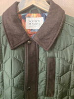 Scotch & Soda Quilted Green Jacket