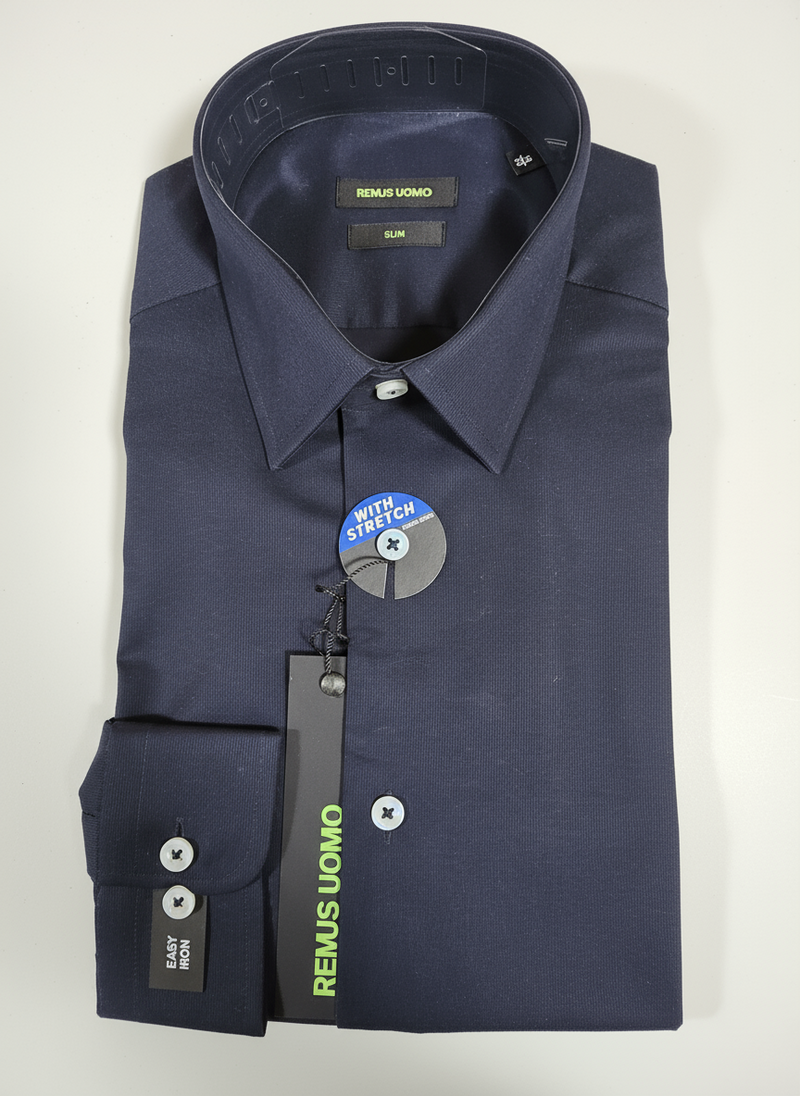 Remus Uomo Navy Slim/Ashton Shirt