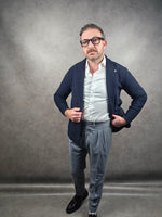 Manuel Ritz Navy DB Knitwear