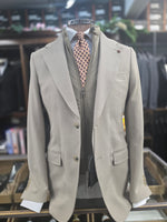 Beige Blazer with Gilet insert