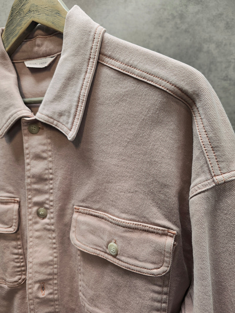 Casual Friday Blush Denim Shirt