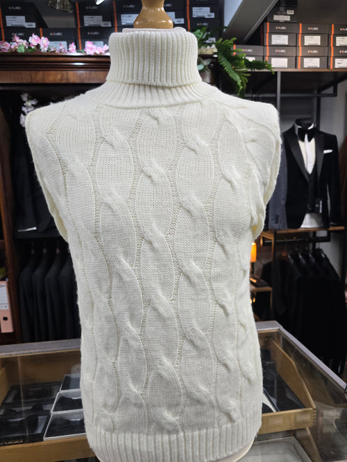 Bernese Chunky Cable Knit Roll neck
