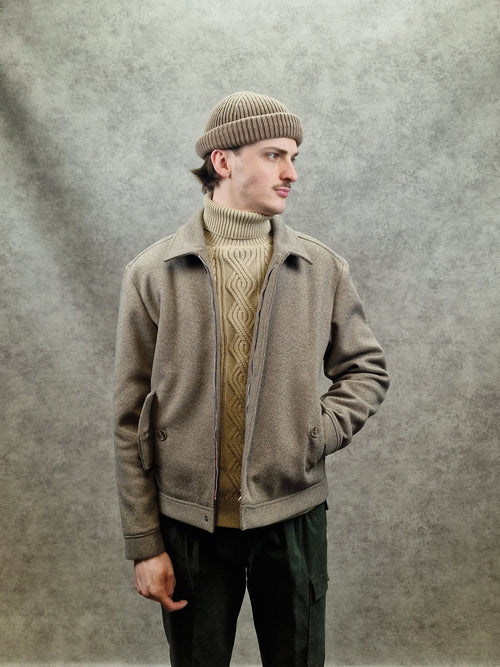 Bernese Short Herringbone Coat