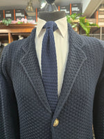 Bernese Navy Knit Blazer
