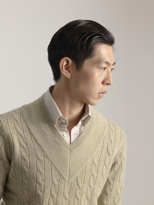 Puro Sage V-Neck