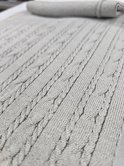 Barbati Dolce Ecru Cable Roll neck