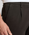 Remus Riley Single Pleat Brown Chino