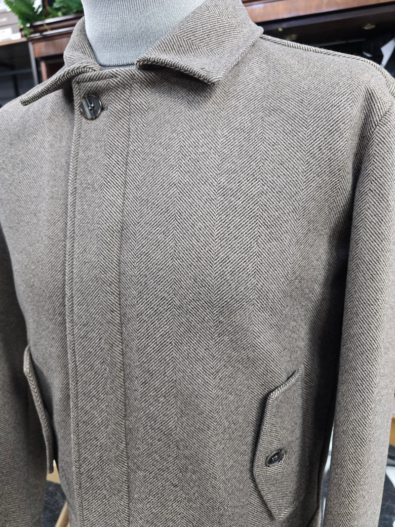 Bernese Short Herringbone Coat