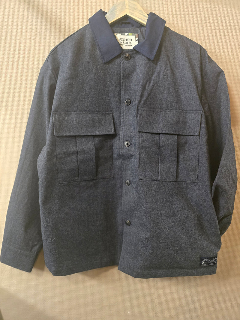 Scotch & Soda Melange Army Over shirt