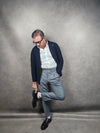 Manuel Ritz Navy DB Knitwear
