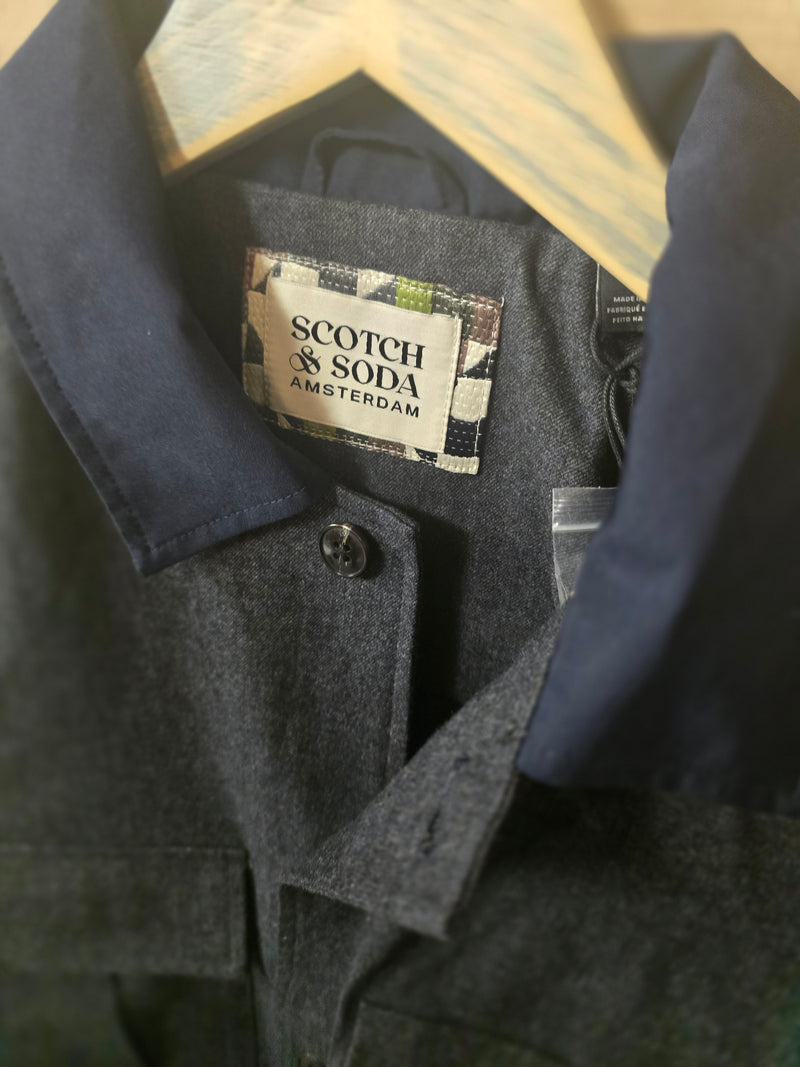 Scotch & Soda Melange Army Over shirt