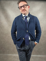 Bernese Navy Knit Cardy Blazer