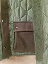 Scotch & Soda Quilted Green Jacket