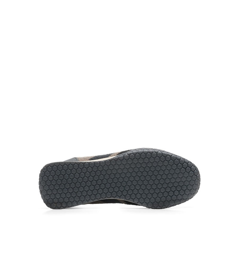 Keh-noo Black Taupe Wool Sneaker