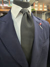 Bernese Herringbone Textured Navy Blazer