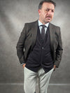 Torre Milo Brown Green Check Blazer
