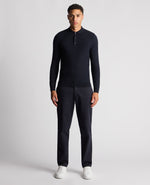 Remus Long Sleeve Polo Black