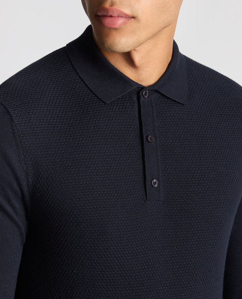Remus Long Sleeve Polo Black