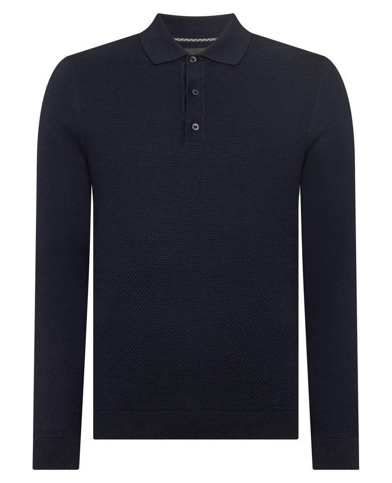 Remus Long Sleeve Polo Black