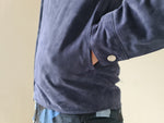 Selected Homme Blue Suede Jacket
