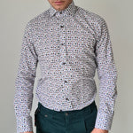 Herbie Frogg Multi Beetle Tapered fit shirt
