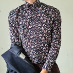 Matinique Navy Floral Shirt