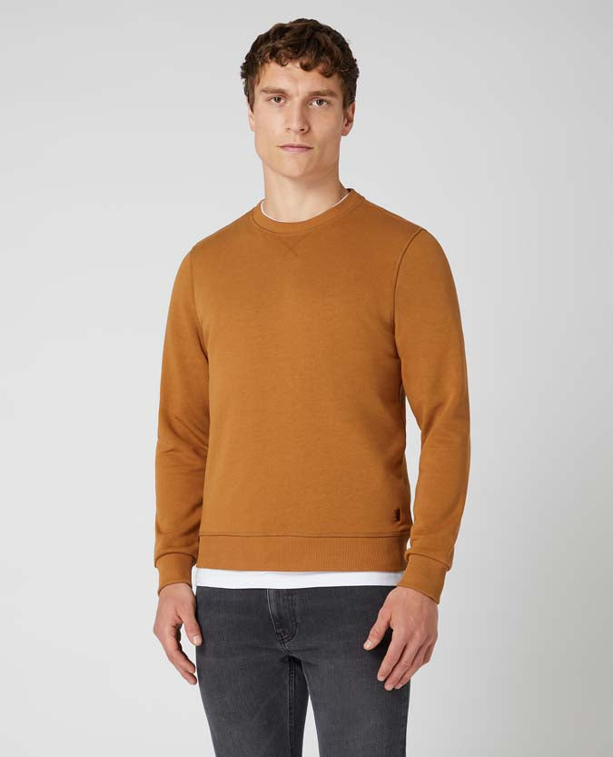 Remus Uomo Brown Casual Sweatshirt