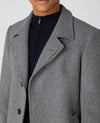 Remus Uomo Grey Lohman Tailored Coat