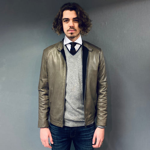 Selected Homme Sheffield Leather Jacket