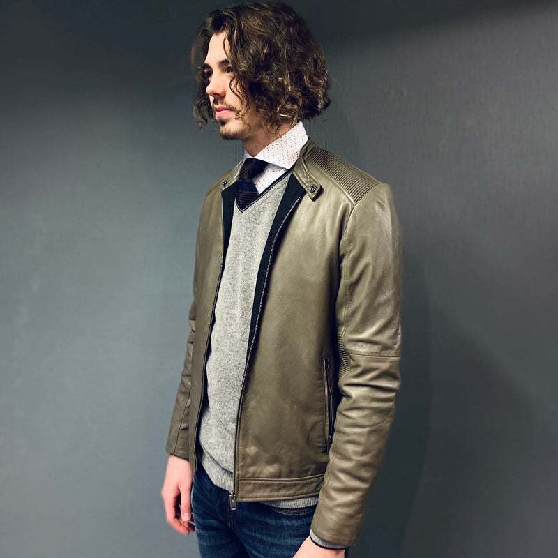 Selected Homme Sheffield Leather Jacket