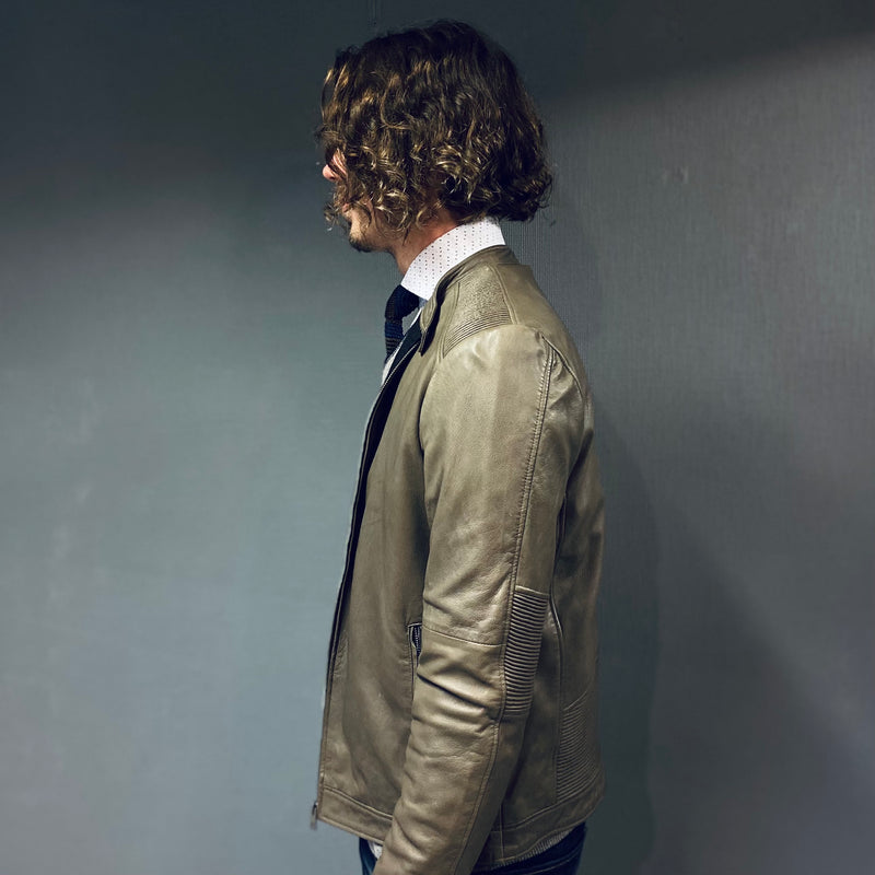 Selected Homme Sheffield Leather Jacket