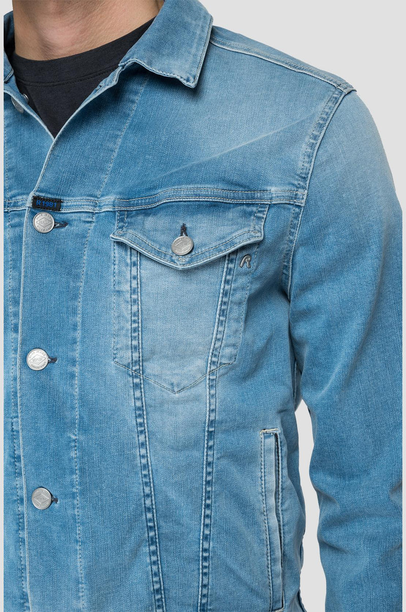 HYPERFLEX RE-USED X.L.I.T.E. DENIM JACKET