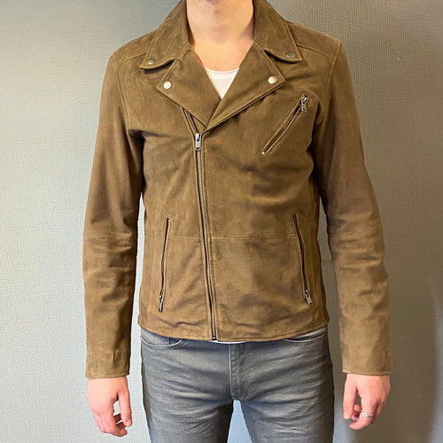 Selected Homme Biker Suede Jacket