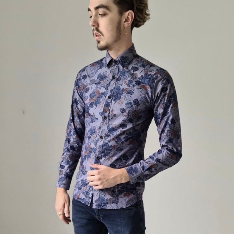 Matinique Robo Chambrey Print Shirt