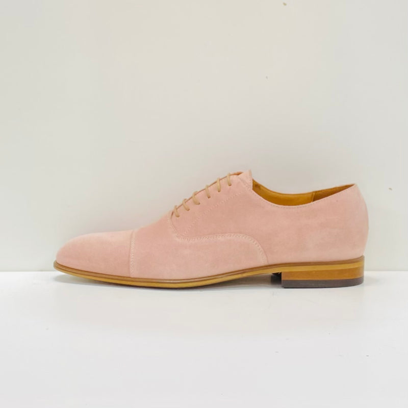 Pink suede 2025 dress shoes