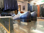 Lacuzzo Blue Grey Derby Shoe 3T
