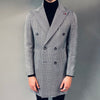 Mulish Checked Double Breasted Overcoat